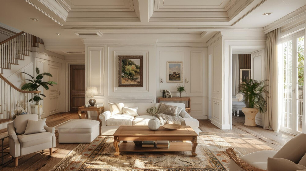 客廳設計風格 13：美式風