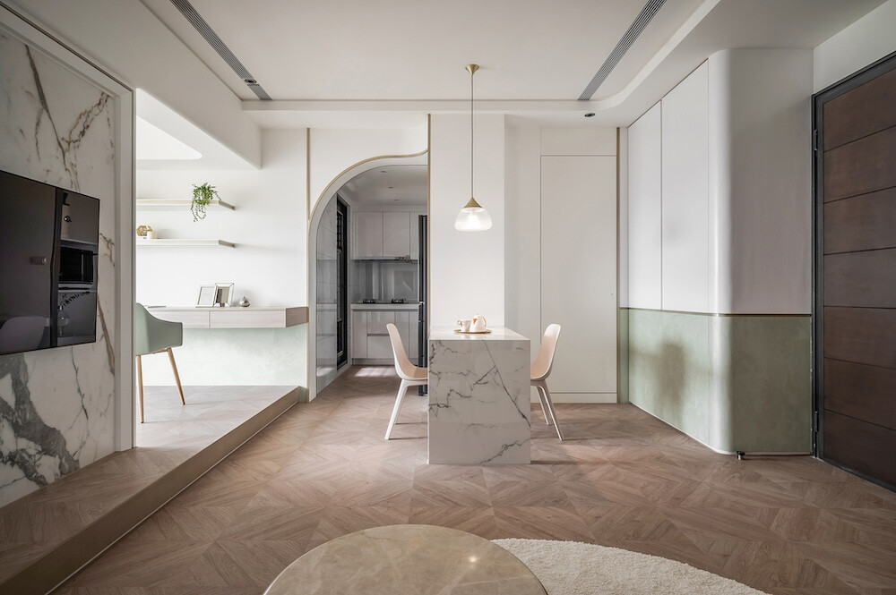 輕奢風小宅裝潢案例｜新莊泰極陳公館