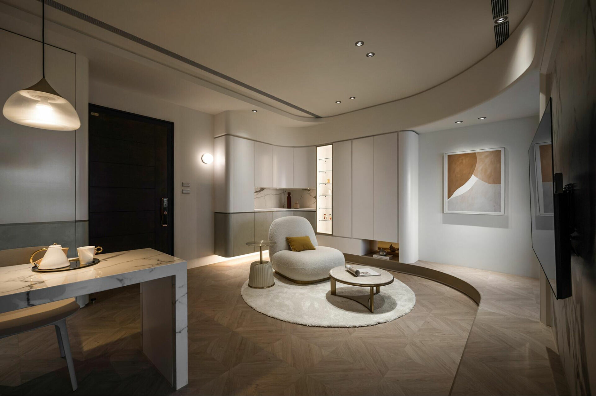 降低走道面積占比