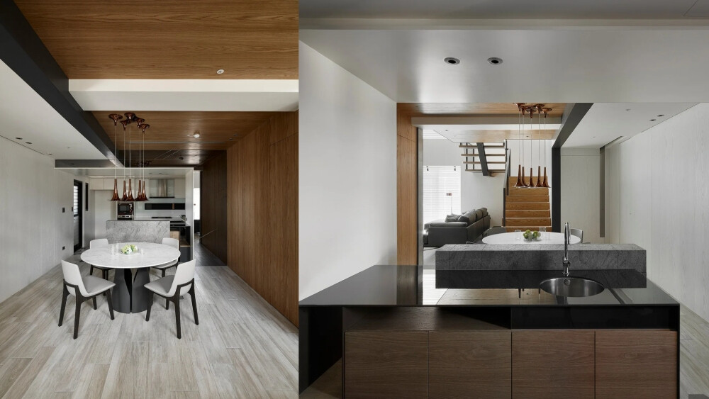 案例 4:多功能中島凝聚家庭核心