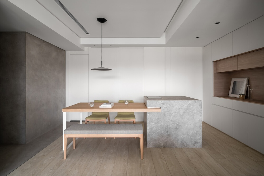 類型 1：一字型中島