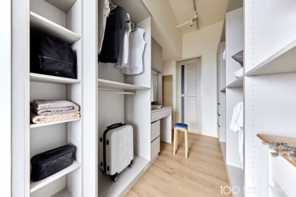 二字型更衣室設計案例