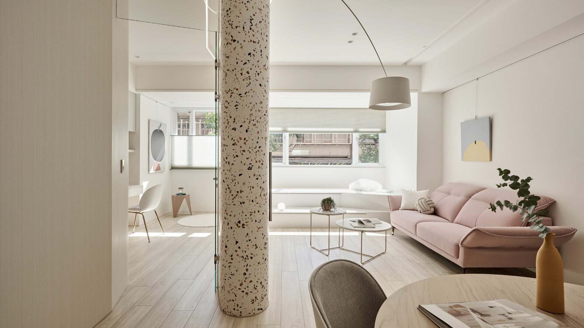 案例 2：樹林 20 年老屋爆改北歐風粉彩小屋