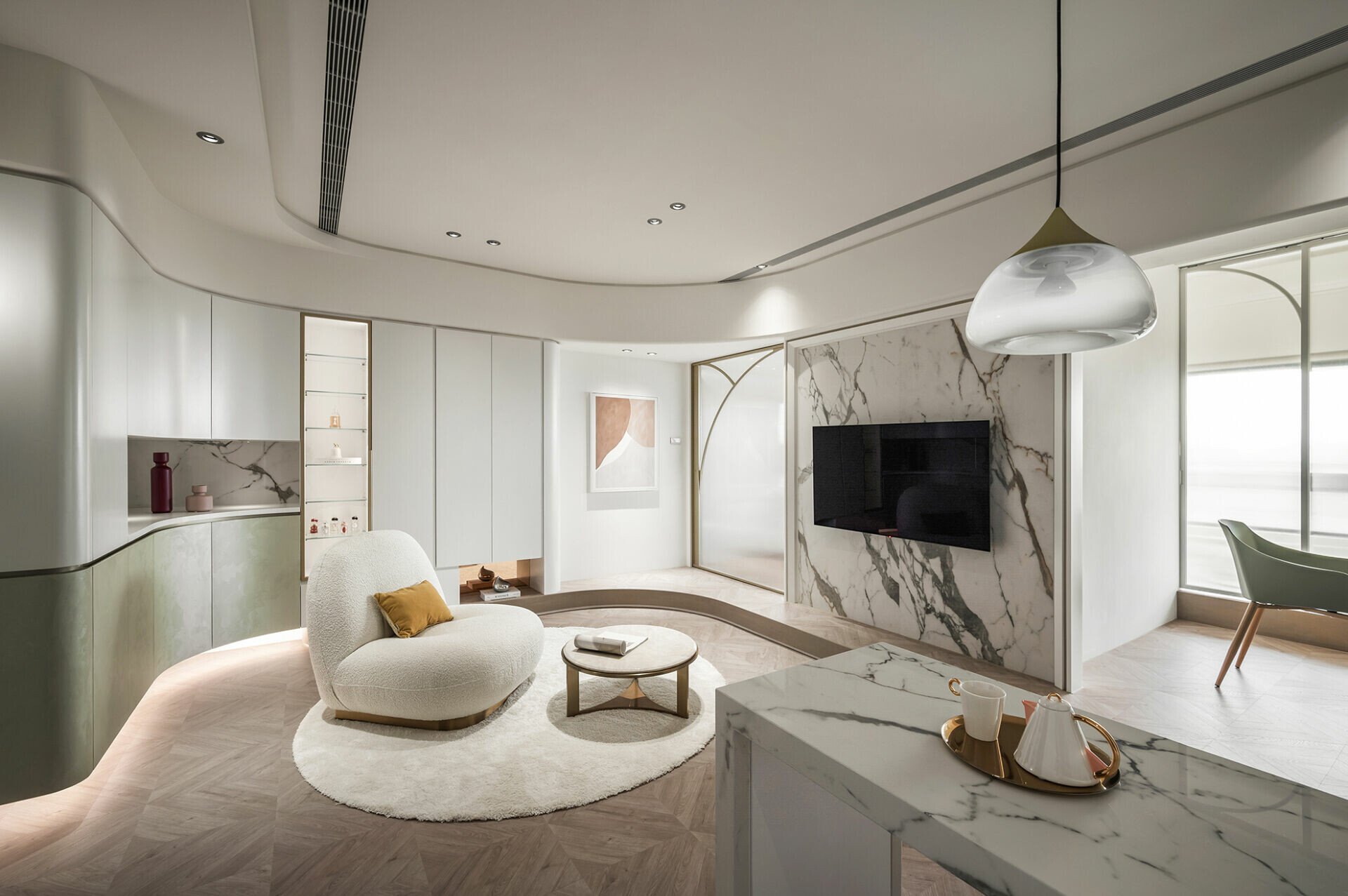 輕奢風小宅裝潢案例｜新莊泰極陳公館