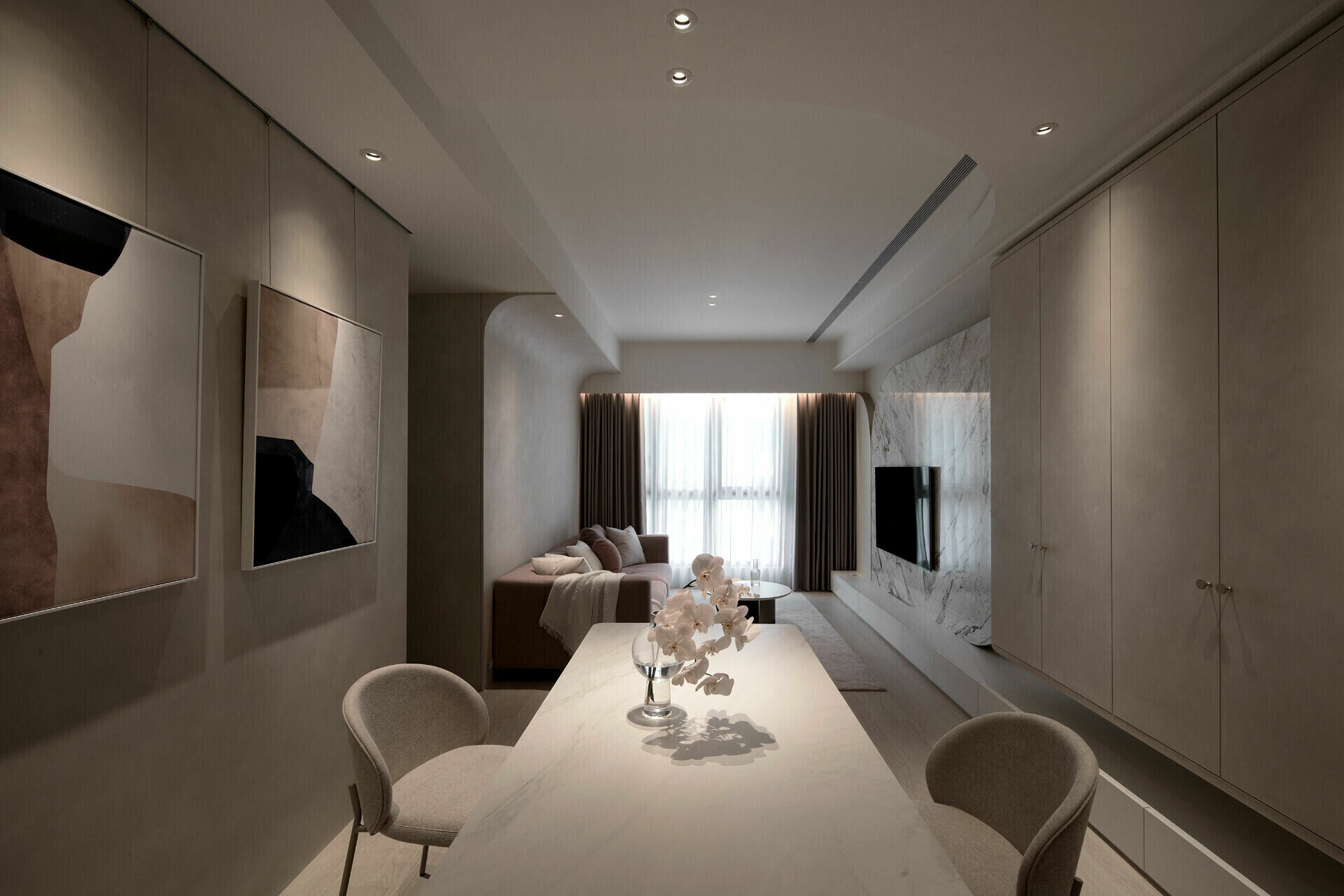 輕奢風裝潢案例 2：白羽詩行