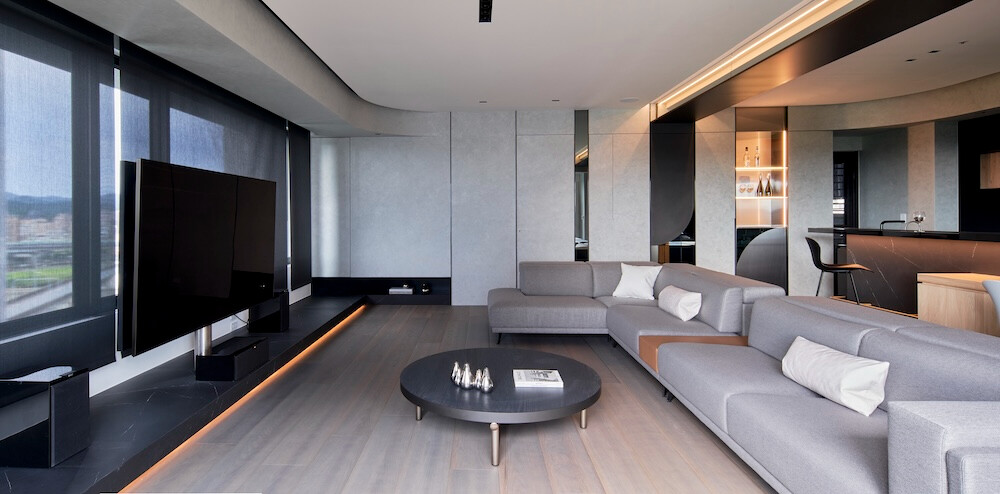 天花板間接照明